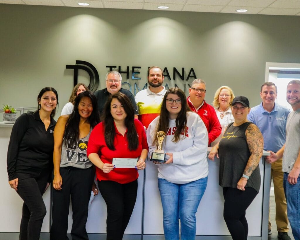 The Dana Company was named 2024's top fundraiser for the Iowa vs. Iowa State competitive food drive!