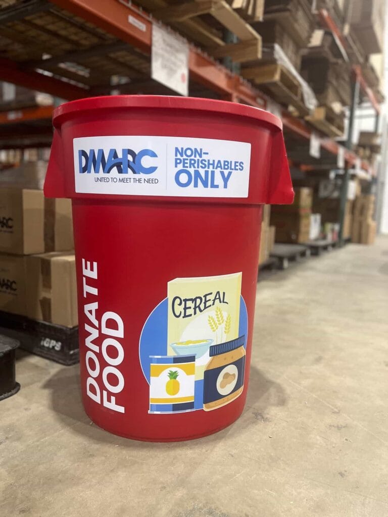 Food donation barrel