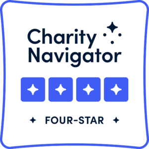Charity Navigator Four star rating badge