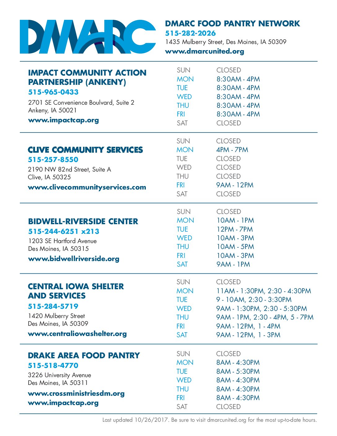 Food Pantry Network – DMARC United