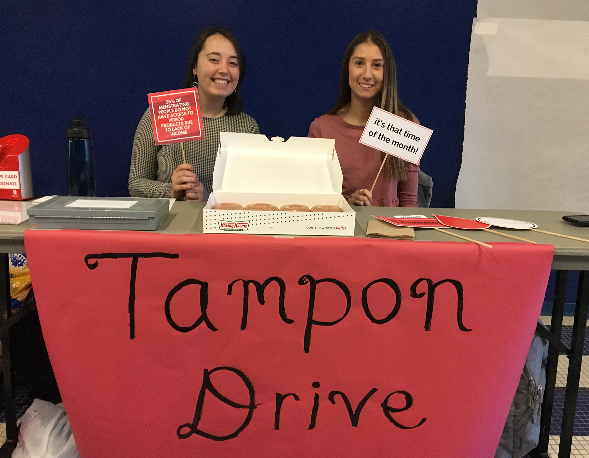 The Period Drive. Donate a Sanitary Pad., please donate 